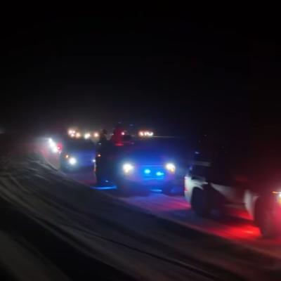 Special Operations Unit 87 Conducts Night Patrol Along Southern Border to Enhance Security