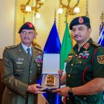 Libyan Army Chief Saddam Haftar Meets Italian Defense Chief to Boost Military Cooperation